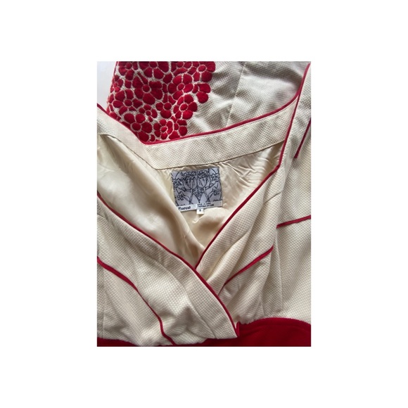 Floreat | Cream Embroidered Dress - Picture 6 of 6